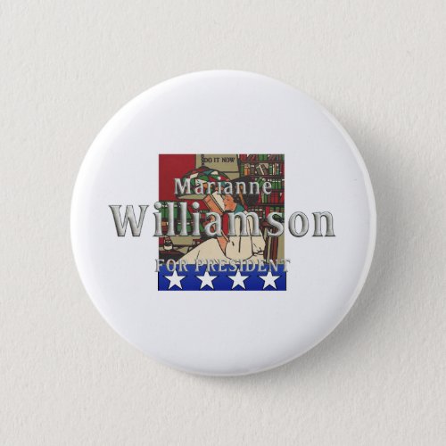 Marianne Williamson 2024 Button