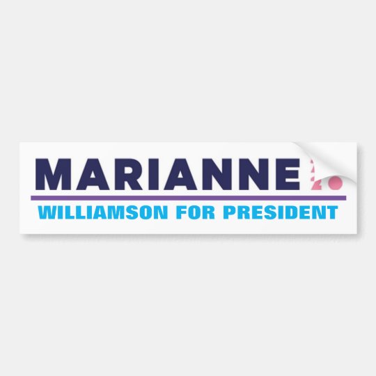 Marianne Williamson for President 2020 Bumper Sticker