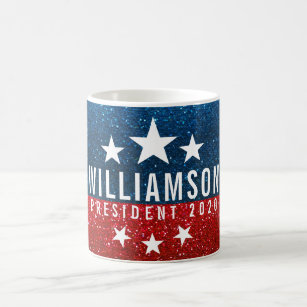 Marianne Williamson President 2020 Glitter USA Coffee Mug