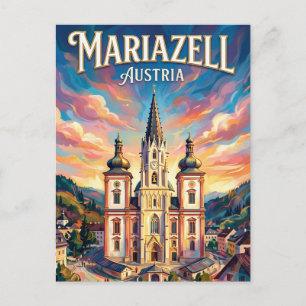 Mariazell Basilica Austria Postcard