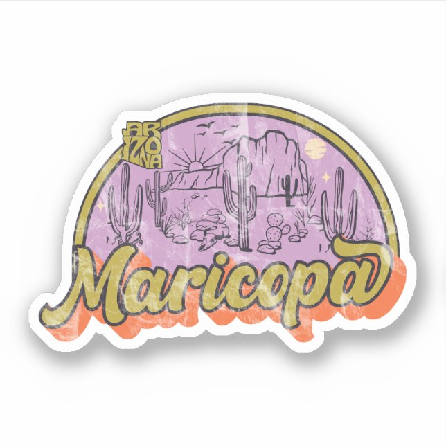 Maricopa, Arizona  Sticker (Front)