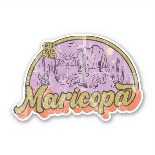 Maricopa, Arizona  Sticker (Front)