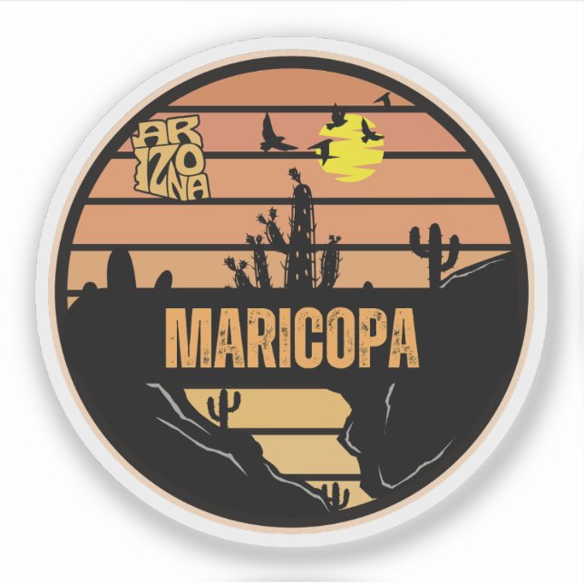 Maricopa, Arizona Sticker (Front)