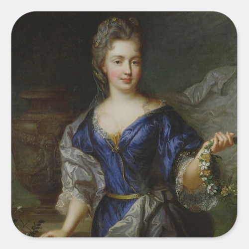 Marie_Anne de Bourbon  Princess of Conti Square Sticker