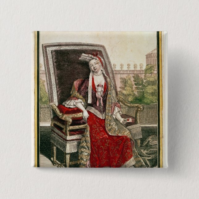 Marie-Anne Mancini  Duchess of Bouillon Pinback Button (Front)