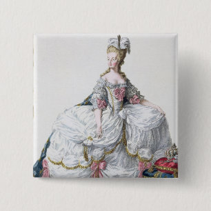 Marie Antoinette (1752-93) from 'Receuil des Estam Button
