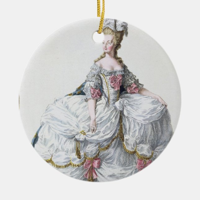 Marie Antoinette (1752-93) from 'Receuil des Estam Ceramic Ornament (Front)