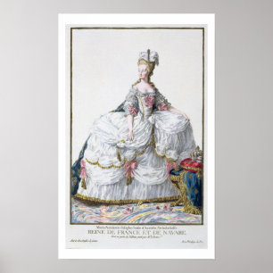 Marie Antoinette (1752-93) from 'Receuil des Estam Poster
