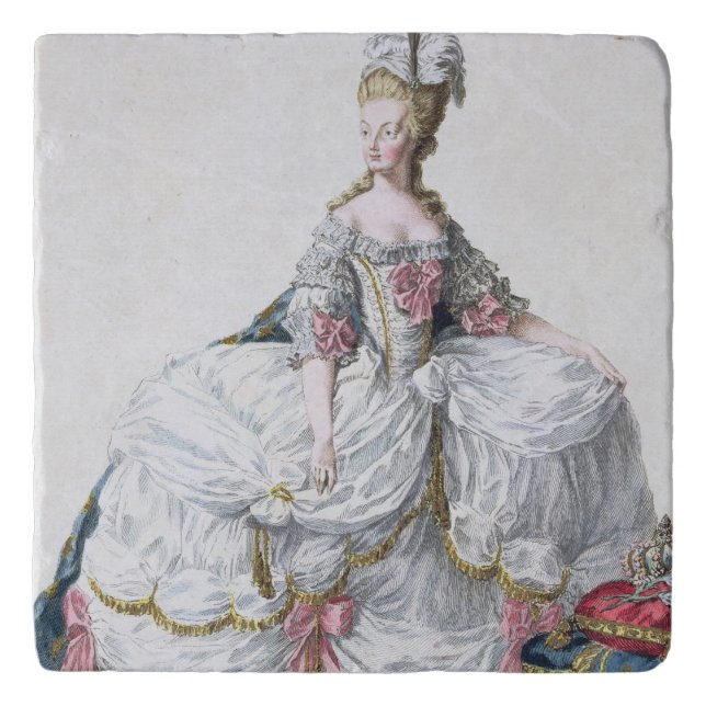 Marie Antoinette (1752-93) from 'Receuil des Estam Trivet (Front)