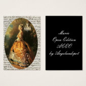 Marie Antoinette ACEO (Front & Back)
