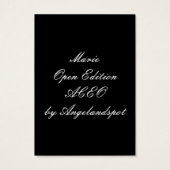 Marie Antoinette ACEO (Back)