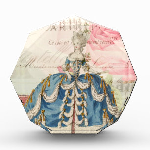 Marie Antoinette Acrylic Octagon Award