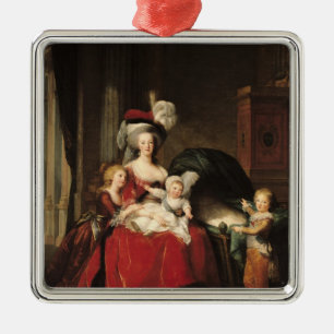 Marie-Antoinette and her Children, 1787 Metal Ornament