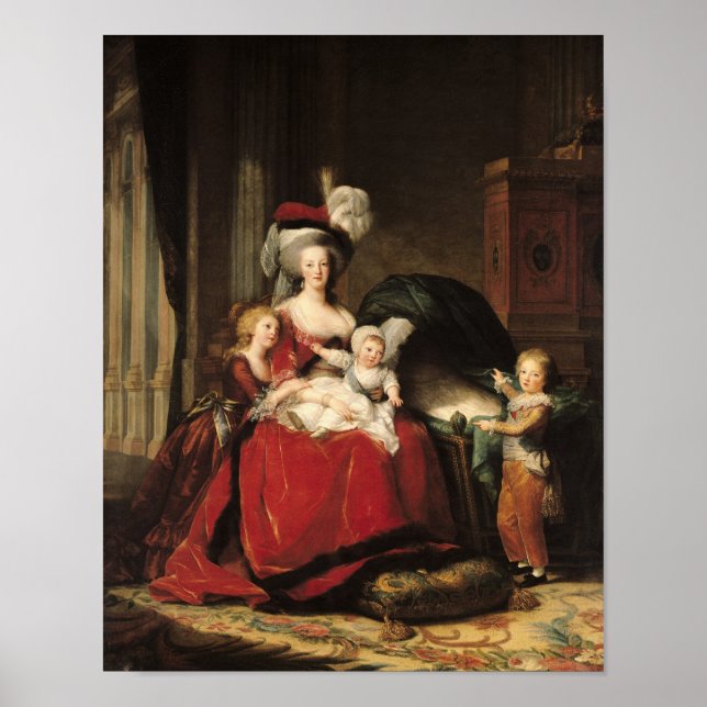 Marie-Antoinette  and her Children, 1787 Poster (Front)