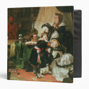 Marie Antoinette and her children 3 Ring Binder