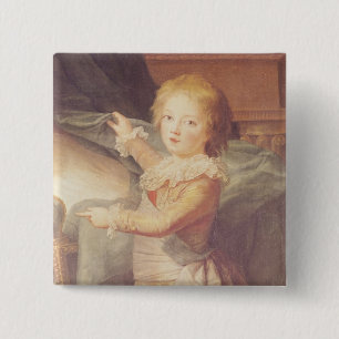 Marie-Antoinette and her Children Button