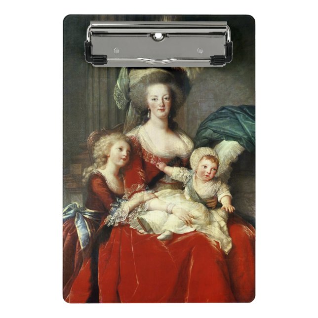Marie-Antoinette  and her Four Children, 1787 Mini Clipboard (Front)
