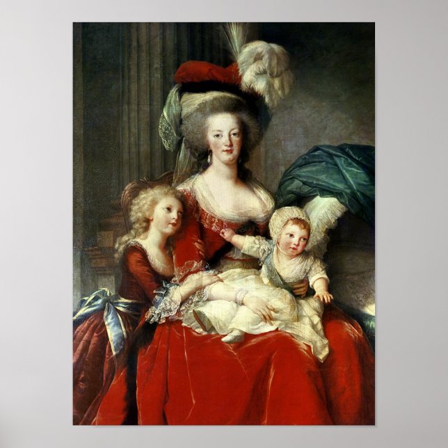 Marie-Antoinette  and her Four Children, 1787 Poster (Front)