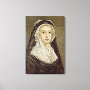 Marie Antoinette at the Conciergerie Canvas Print