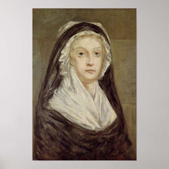 Marie Antoinette at the Conciergerie Poster (Front)