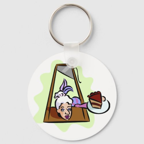 Marie Antoinette at the Guillotine Keychain
