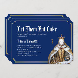 Marie Antoinette Birthday Brunch Party Invitation