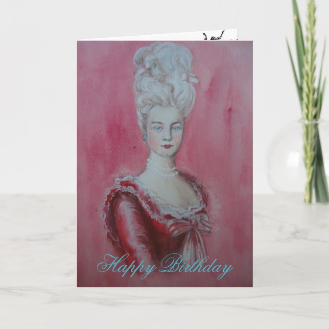 Marie Antoinette - birthday card (Front)
