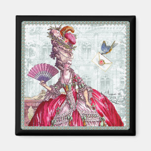 Marie Antoinette & Bluebird Magnet