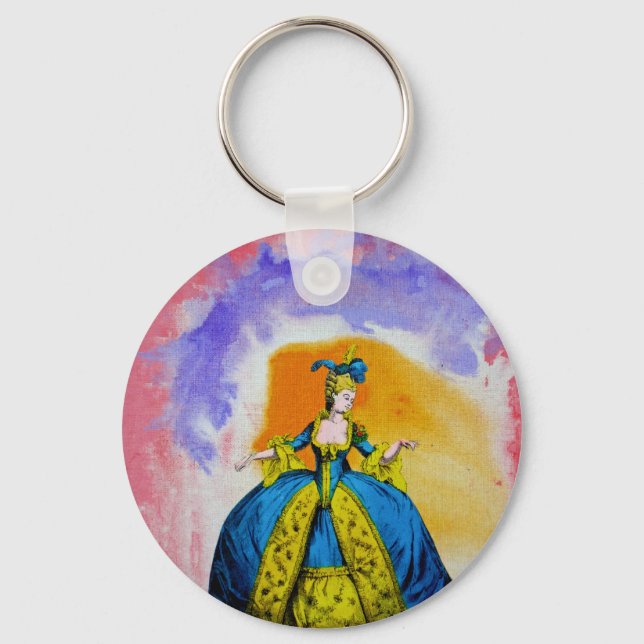 Marie Antoinette by Michael Moffa Keychain (Front)