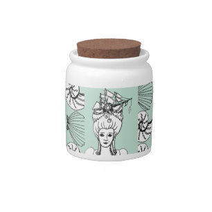 Marie Antoinette by the Sea Candy Jar