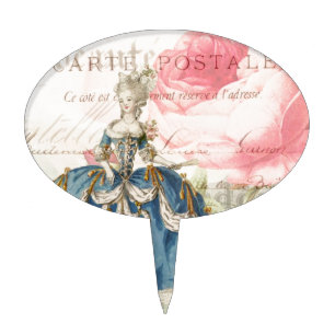 Marie Antoinette Cake Topper