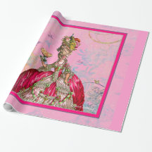 Queen Marie Antoinette Wrapping PaperGift wrap