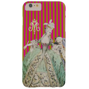 Marie Antoinette Change Color - Barely There Iphone 6 Plus Case by galleriaofart at Zazzle