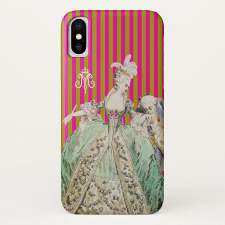 Marie Antoinette Change Color (more Options) - Iphone X Case