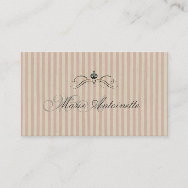 Marie Antoinette Chic ~ Business Card (Front)