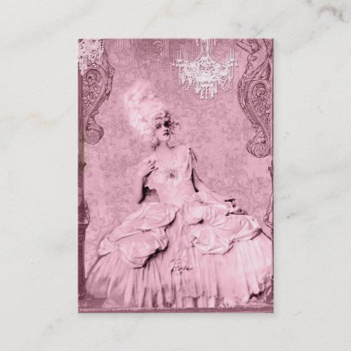 Marie Antoinette Chic Couture Business Cards