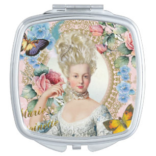 Marie Antoinette Compact Mirror Rose of Verseilles
