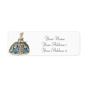 Marie Antoinette Custom Avery Address Labels