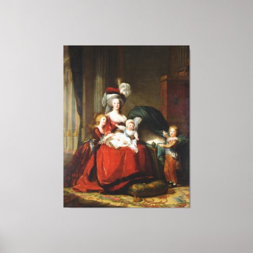 Marie_Antoinette de Lorraine_Habsbourg Canvas Print