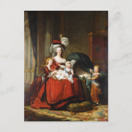 Marie_Antoinette de Lorraine_Habsbourg Postcard