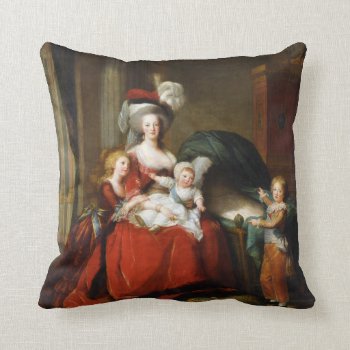 Marie-antoinette De Lorraine-habsbourg Throw Pillow by TheArts at Zazzle