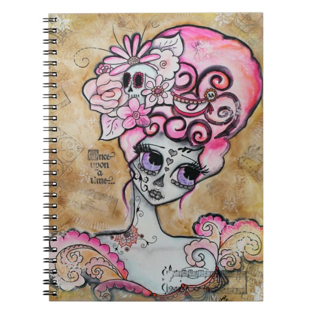 Marie Antoinette, Dia de los Muertos Notebook (Front)