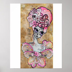 Marie Antoinette, Dia de los Muertos Poster