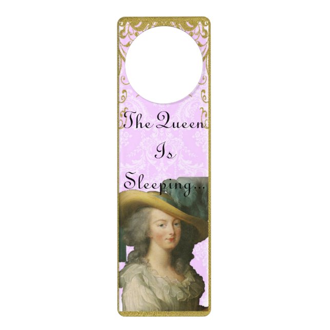 Marie Antoinette Door Hanger (Front)