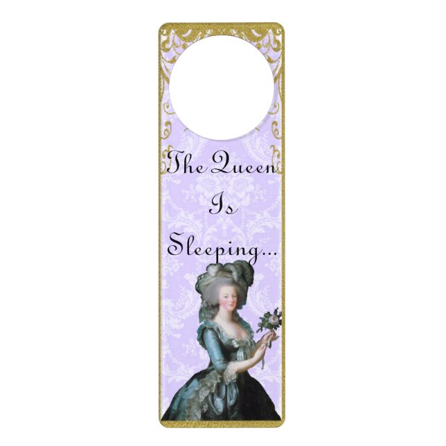Marie Antoinette Door Hanger (Front)