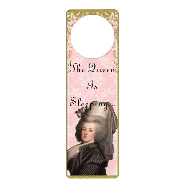 Marie Antoinette Door Hanger (Front)
