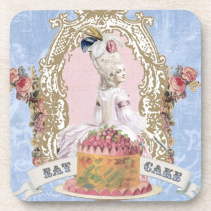 Marie Antoinette-Eat Cake...cork coasters