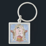 Marie Antoinette-Eat Cake...keychain Keychain<br><div class="desc">Marie Antoinette-Eat Cake... keychain</div>