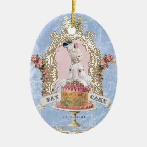 Marie Antoinette_Eat Cake ornament