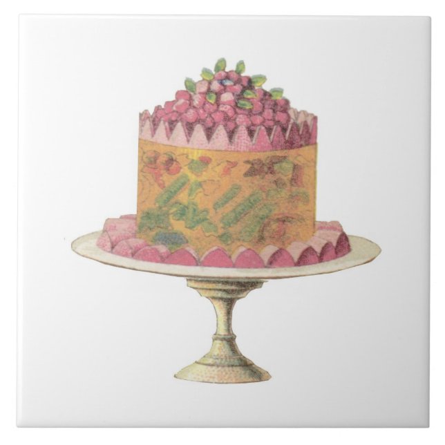 Marie Antoinette-Eat Cake...tile Tile (Front)
